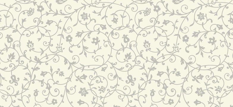Vintage floral pattern. Rich ornament, old style pattern for wallpapers, textile, Scrapbooking etc.