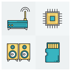 TECHNOLOGY ICON SET