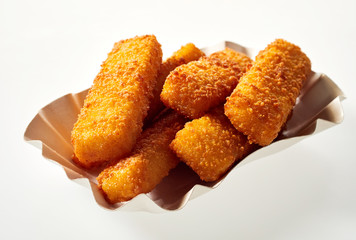 Gourmet crispy golden deep fried potato fingers