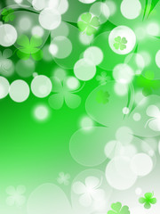 St. Patrick's Day celebration greeting card