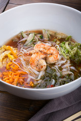 Traditional korean cold soup kuksi