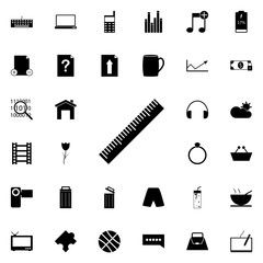 ruler icon. web icons universal set for web and mobile on white background