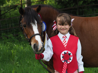 Winning Pony with Child Handler