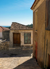 Enge Gassen in den Dörfern auf Samos