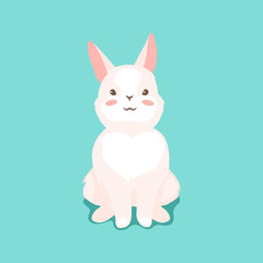 Cute Easter Bunny illustration.