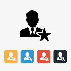 Business Skills Fill Icon Concept
