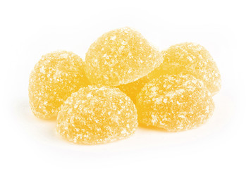 Yellow jelly candy
