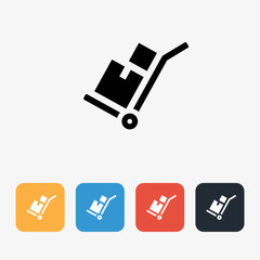 Delivery Fill Icon Concept