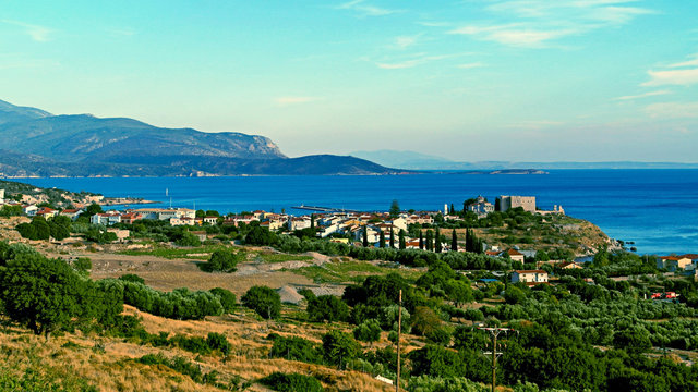 Blick auf die Stadt Pithagorio auf bSamos