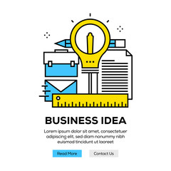 BUSINESS IDEA BANNER CONCEPT