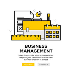 BUSINESS MANAGEMENT BANNER CONCEPT