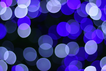 Blue and white bokeh, circle of bokeh, Abstract or background