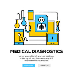 MEDICAL DIAGNOSTICS BANNER CONCEPT
