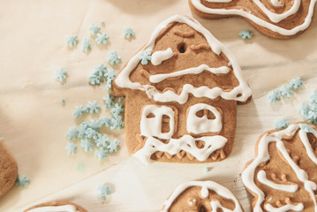  Christmas gingerbread home decoration