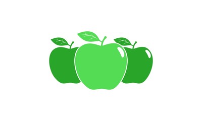 Green apples vector
