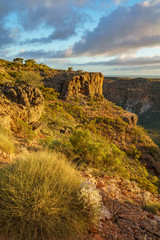 hiking at charles knife canyon, western australia 6