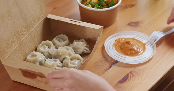 Nepal meat dumpling