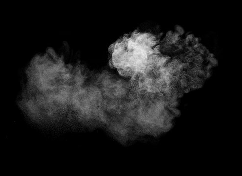 smoke steam fog powder air background shape black
