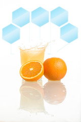 Still life with oranges