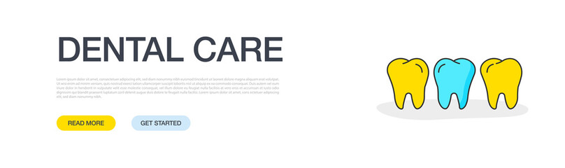 DENTAL CARE BANNER CONCEPT