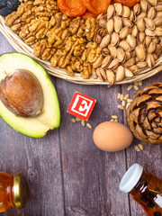 Natural Foods high in vitamin E.