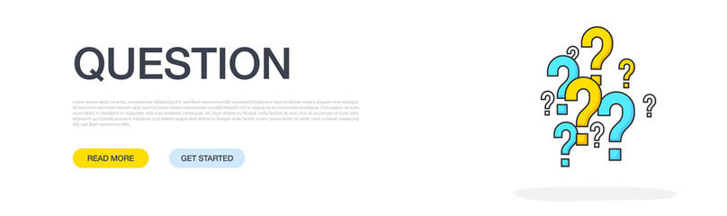 QUESTION BANNER CONCEPT