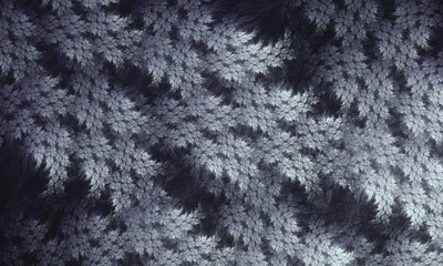 Beautiful abstract cover for art projects, cards, business, posters. 3D illustration, computer-generated fractal