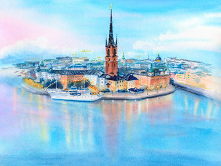 Obraz premium Gamla Stan in Stockholm, Sweden
