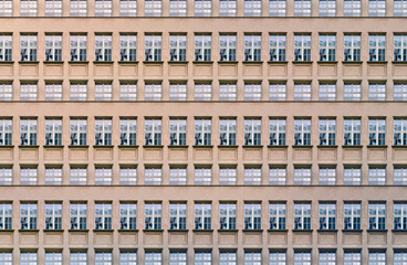 architectural pattern, window facade of an old berlin house