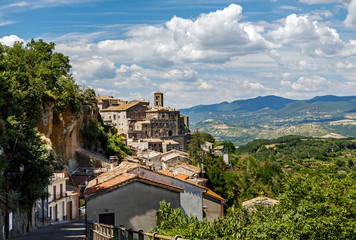 Fototapeta na wymiar Beautiful view of the old town, Umbria, Italy