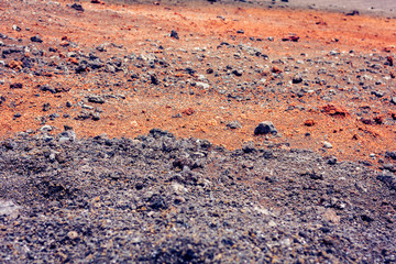 Mount Etna, active volcano on the east coast of Sicily, Italy.