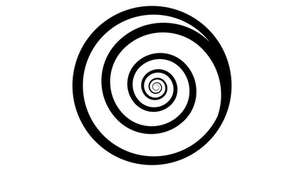 Spiral icon vector design. Spiral logo. Shell icon