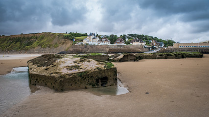 Remains of Mulberry Harbour, Arromanches