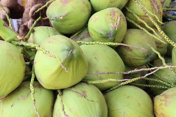 Coconut at street food