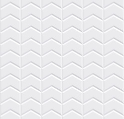 White seamless tiles texture. Modern volumetric pattern. Vector illustration