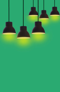 Ceiling light  suspended  floating technology