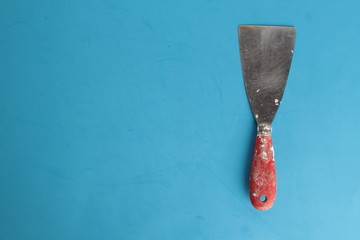 spatula of work used in colorful background