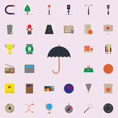 colored umbrella icon. Web icons universal set for web and mobile