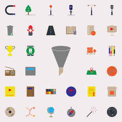 colored water filter icon. Web icons universal set for web and mobile