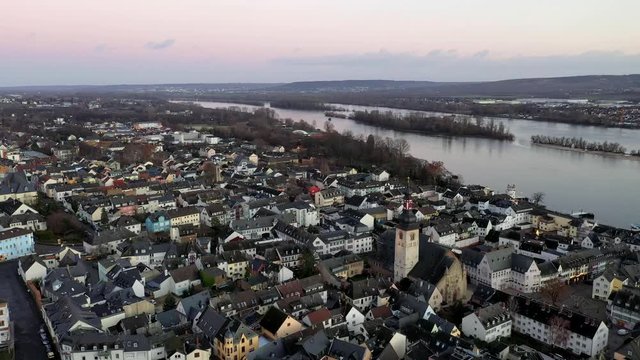 Sunset in Rudesheim am Rhein
