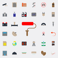 colored satellite dish icon. Web icons universal set for web and mobile