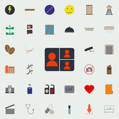 colored plug icon. Web icons universal set for web and mobile