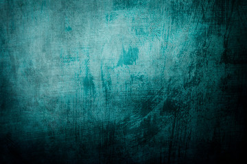 old blue canvas painting draft detail, background or texture