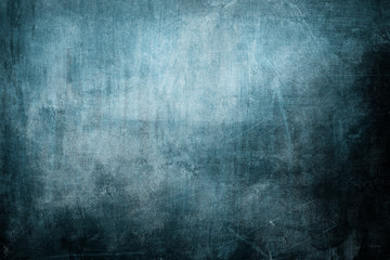 Blue grungy canvas texture or background