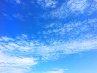 the clouds with blue sky