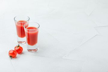 Bloody Mary Cocktail in glasses