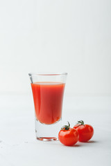 Bloody Mary Cocktail in glasses