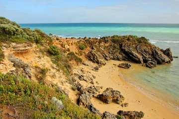 Fototapeta na wymiar Australian rugged coastline