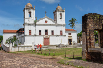 Nossa Senhora do Carmo church colonial architecture in Alcantara, Brazil