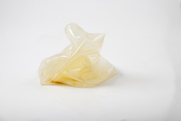 condom in white background